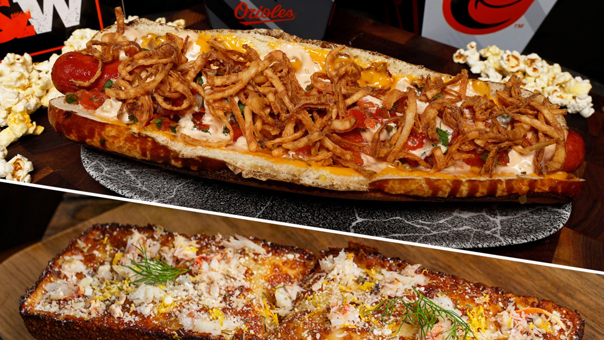 MLB Teams Unveil New Dishes For Opening Day, Crab Pizza & Footlong Hot Dogs