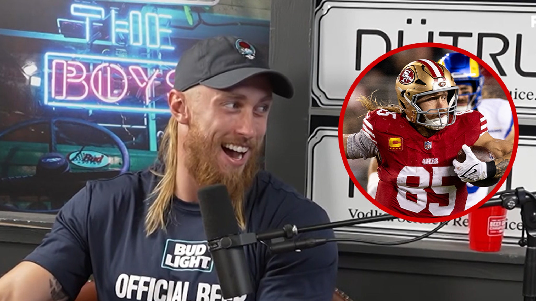 George Kittle Raves Favorite Workout Hack Blows, in a Good Way