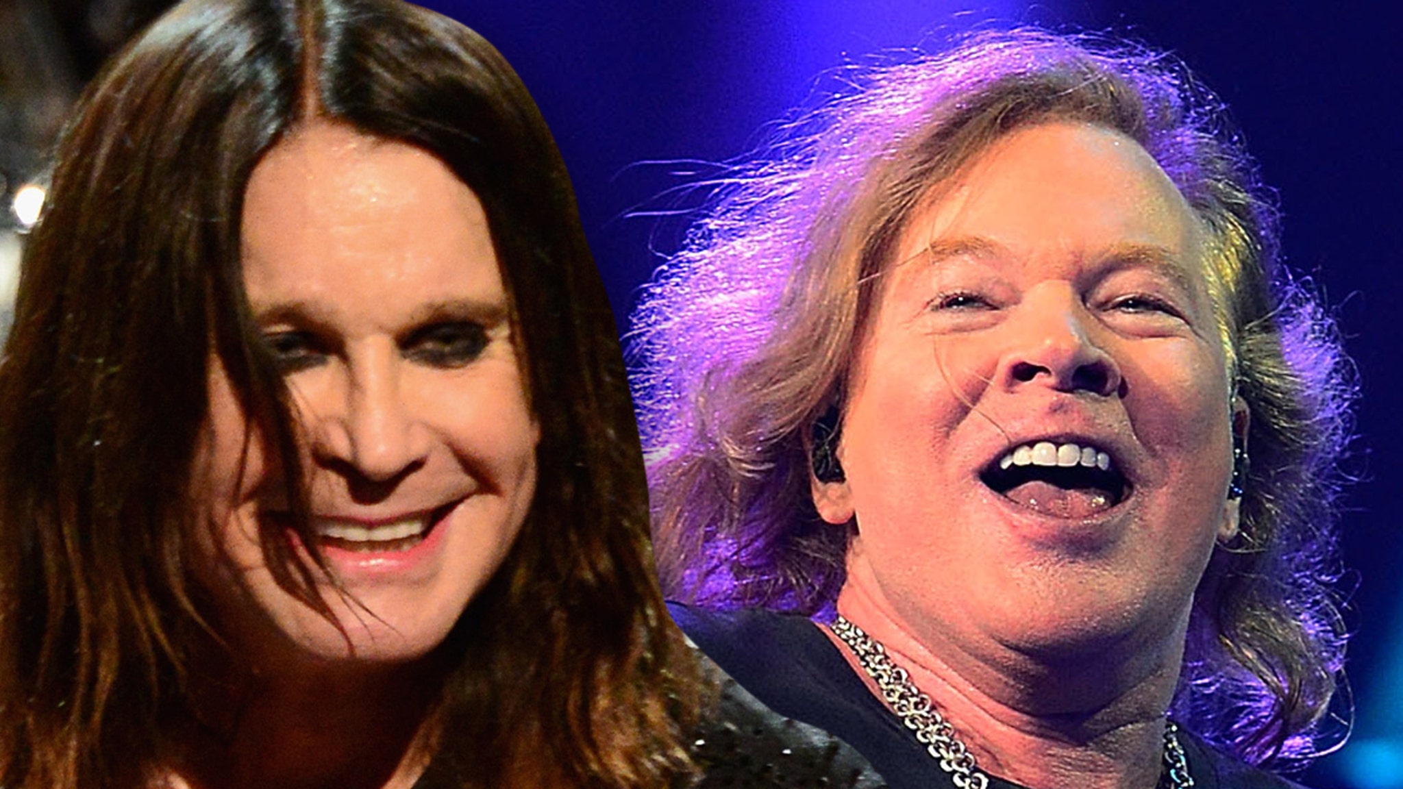 Ozzy Osbourne and Axl Rose Meet for the First Time Ever