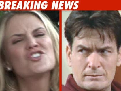 Charlie Sheen and wife