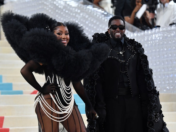 diddy and yung miami at met gala 2023