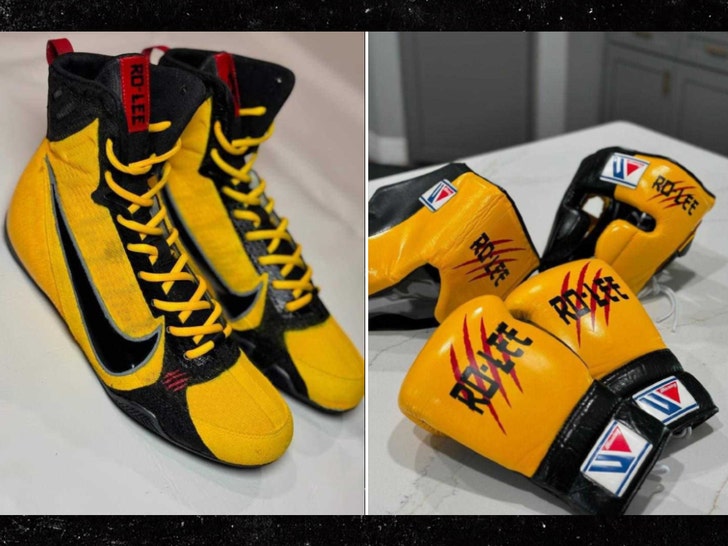 bruce lee kobe bryant Rolando Rombero,gloves shoes