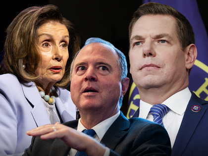 nancy pelosi adam schiff eric swalwell main getty