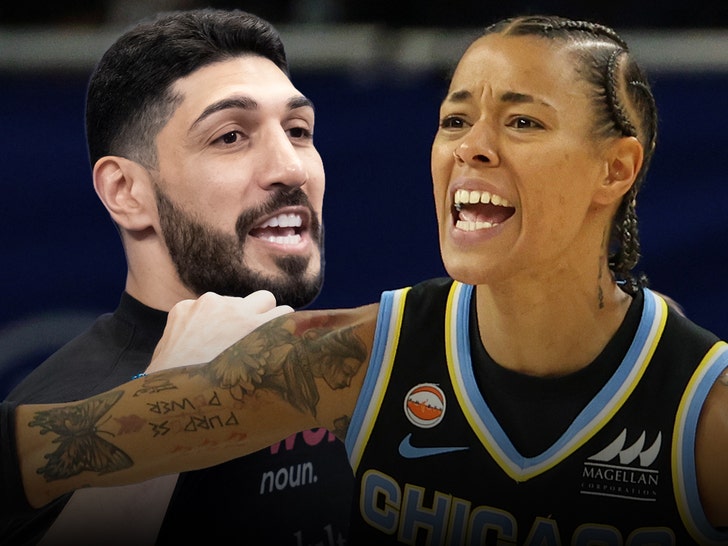enes kanter and natasha cloud getty 2