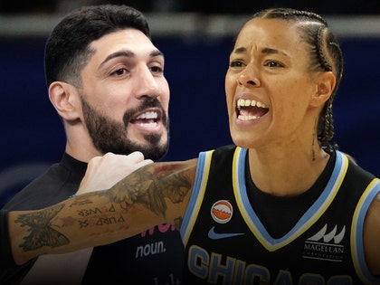 enes kanter and natasha cloud getty 2