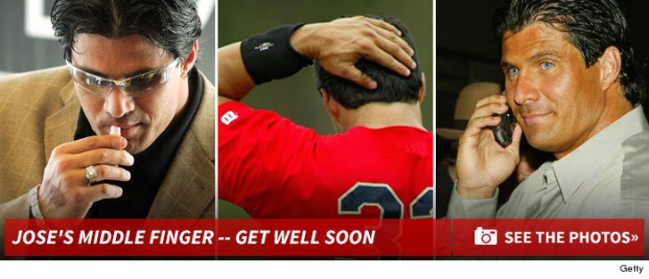 Jose Canseco's Finger -- Get Well soon