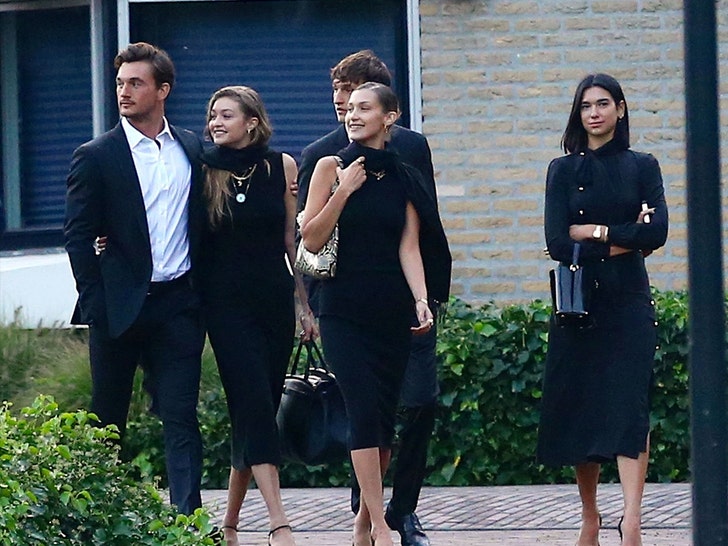 Gigi Hadid Brings Tyler Cameron To Grandmothers Funeral