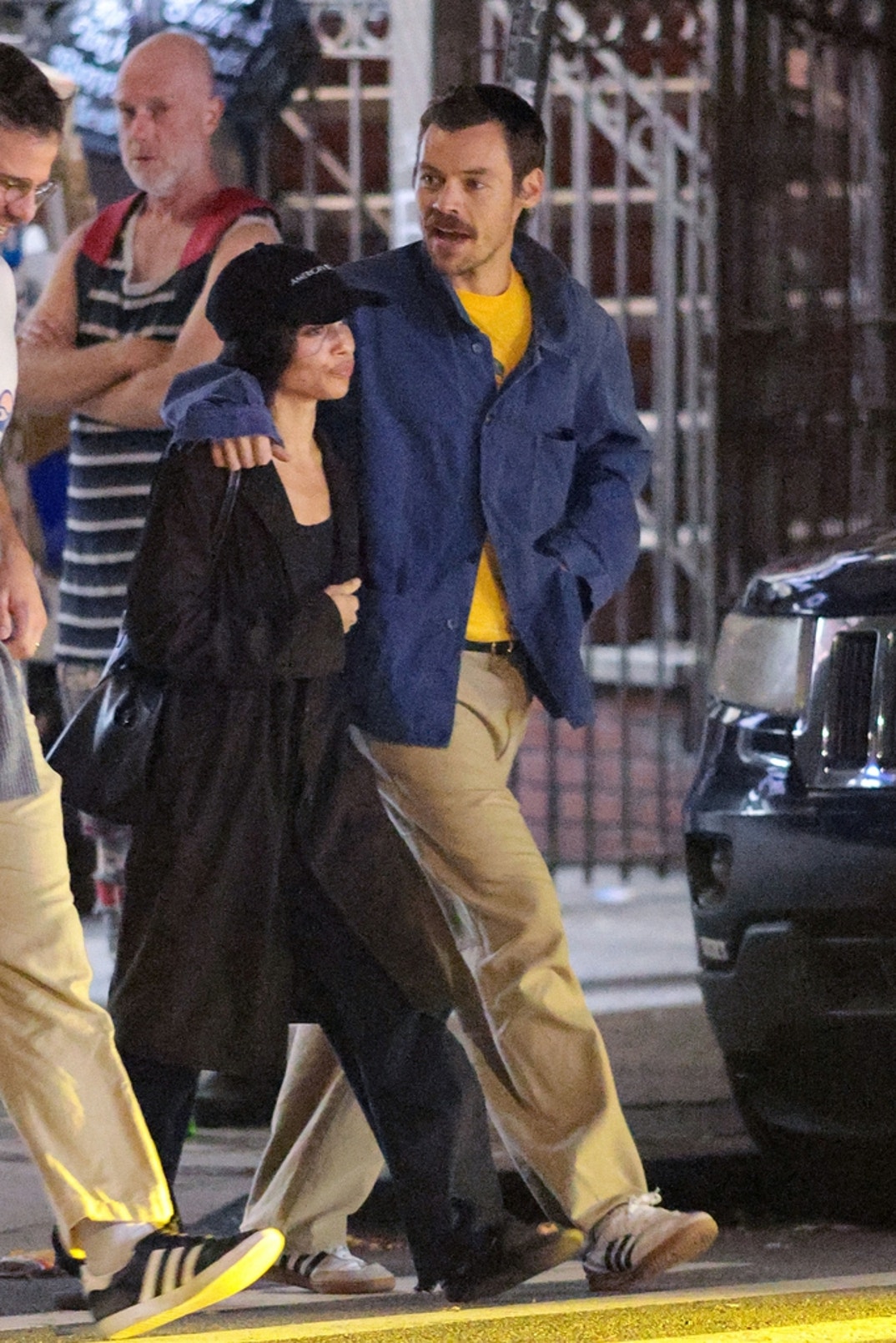 Zoe Kravitz Harry Styles Heat Cozy Up NYC 5