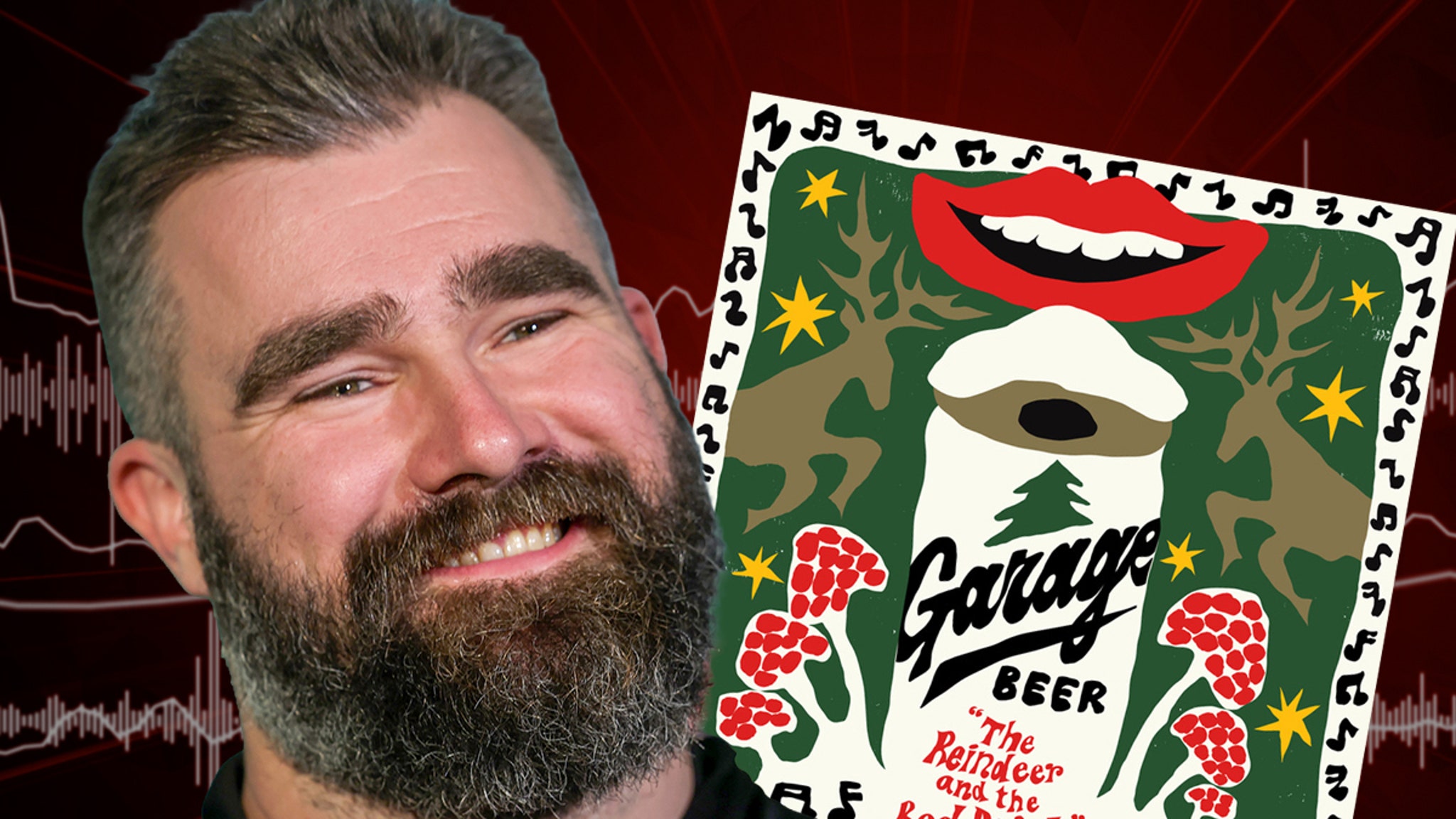 Jason Kelce Lends Voice For Garage Beer’s Holiday Vinyl Record