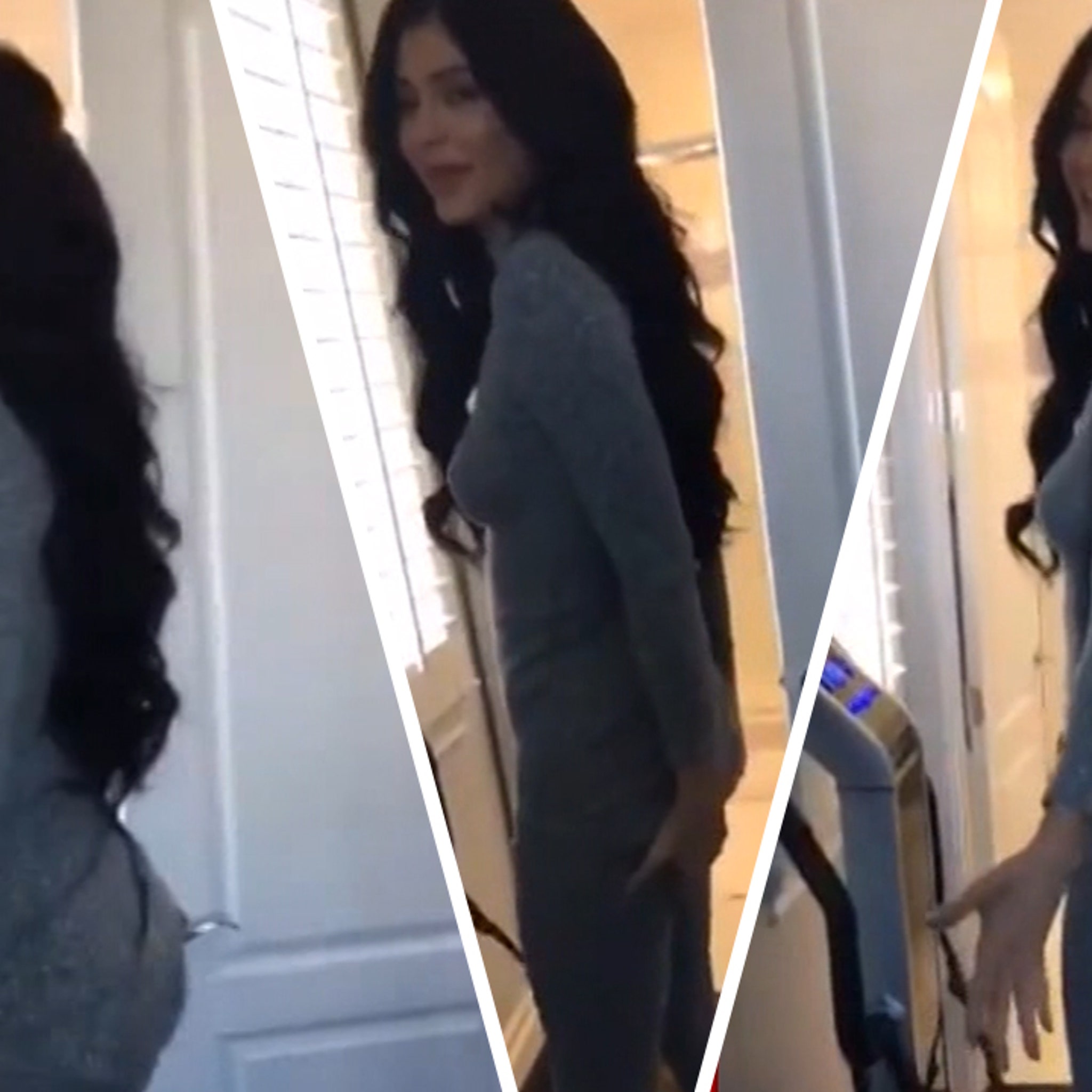 Kylie Jenner’s shaking her ass on jiggle machine!