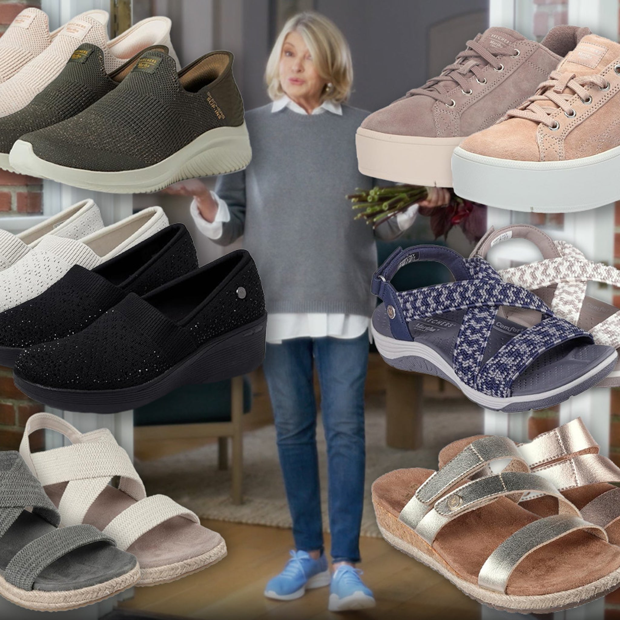 Step Into Style with Martha Stewart x Skechers Collection