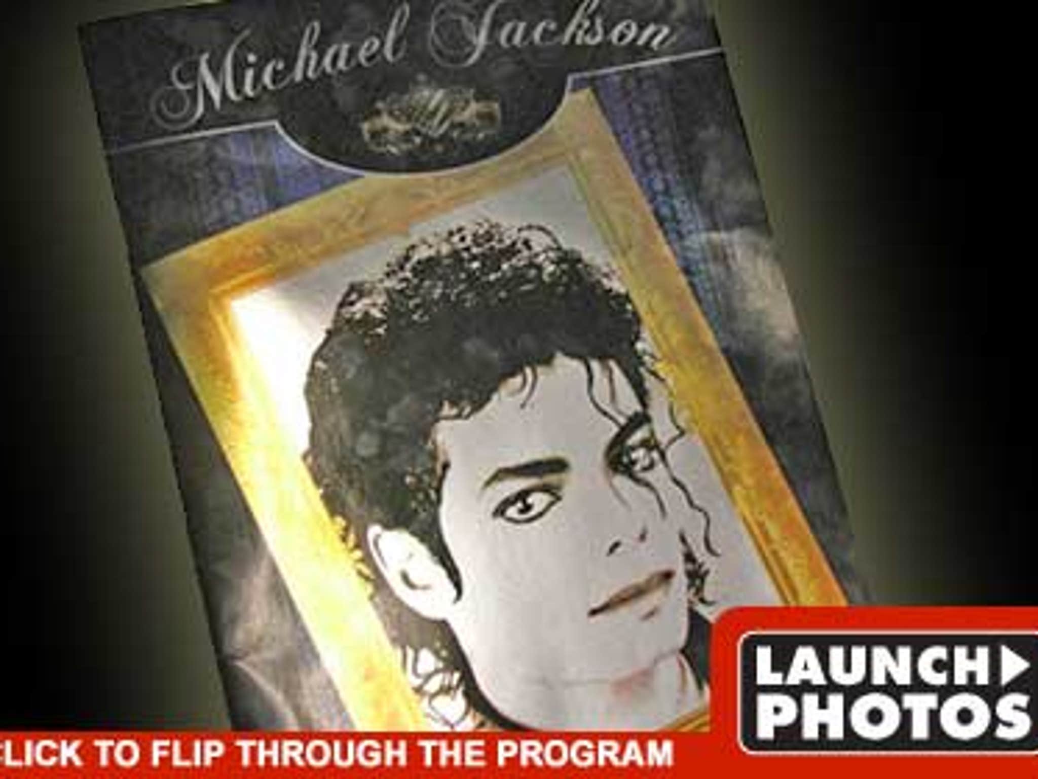 Michael Jackson ステープルズセンター・メモリアルリーフレット