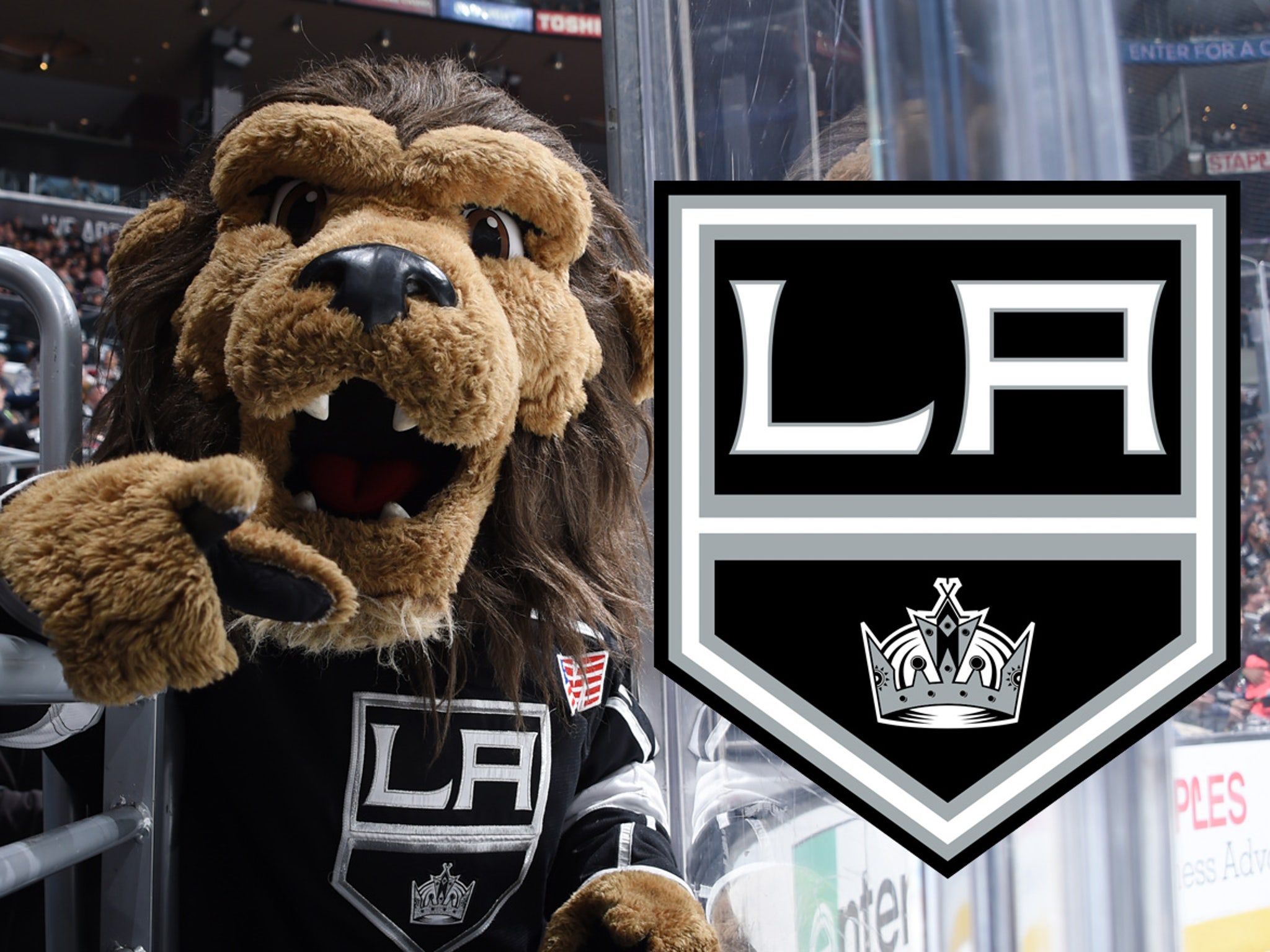 NHL18 Mascot Cam On Ice  Bailey (LA Kings) 