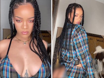 Rihanna Hawking Ass-Out PJs, Promotes Sizes For Larger Women