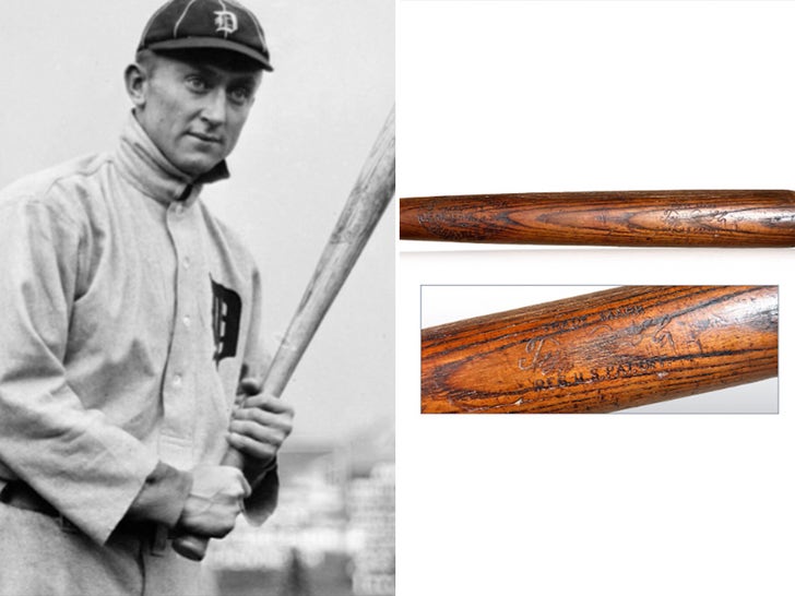 Ty Cobb's Bat Hits Auction