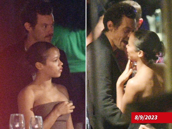 Harry Styles & Taylor Russell Get Cozy In London