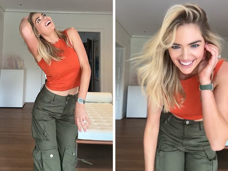 Kate Upton Recreates Viral 'Dougie' Dance For TikTok Debut