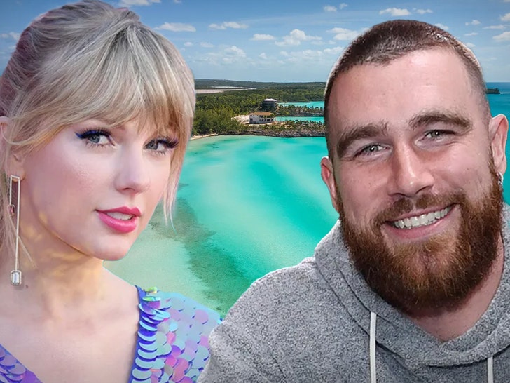 travis kelce taylor swift Eleuthera Island