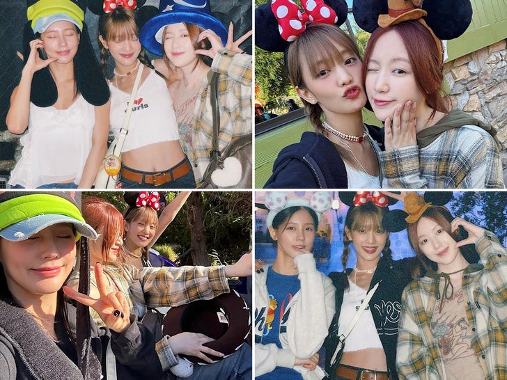 (G)I-dle's Minnie, Miyeon and Shuhua Hit Up Disneyland!