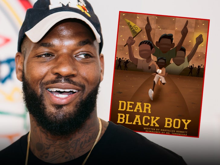 Martellus Bennett dear black boy book author main getty handout