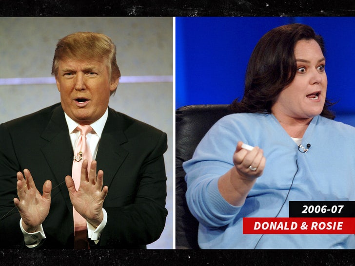 donald trump rosie odonnell getty sub swipe