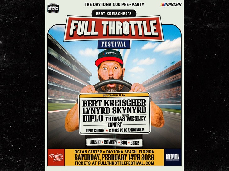 BERT KREISCHER party flier no cred