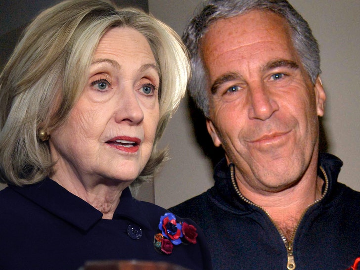 jeffrey epstein hillary clinton getty comp