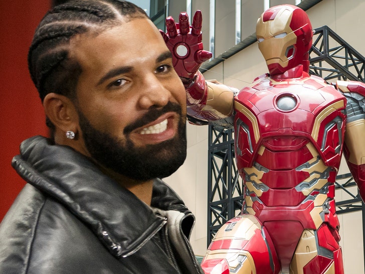 drake iron man suit getty