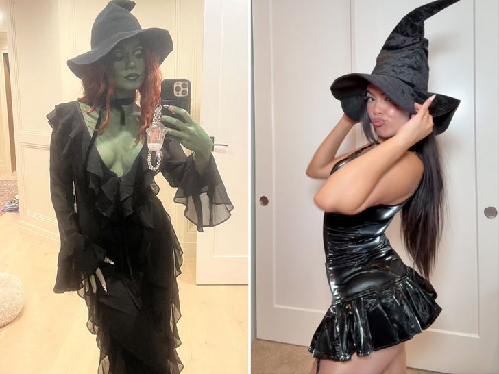 Stars Dressed As Witches