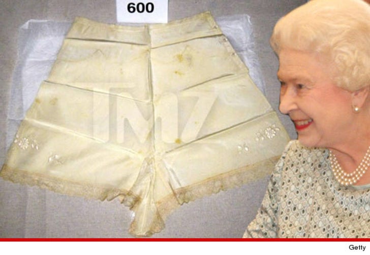 Queen Elizabeth II -- Royal Panties For Sale  on