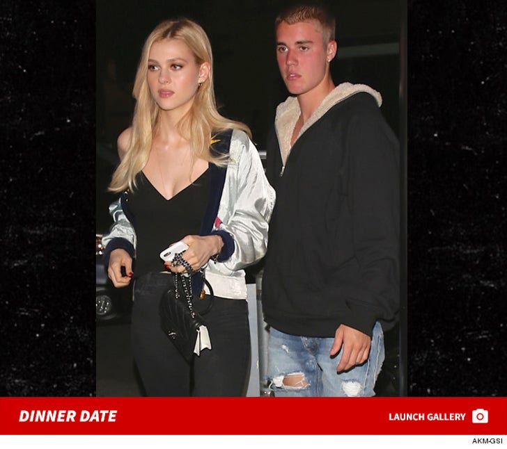 Justin Bieber and Nicola Peltz -- Dinner Date Night