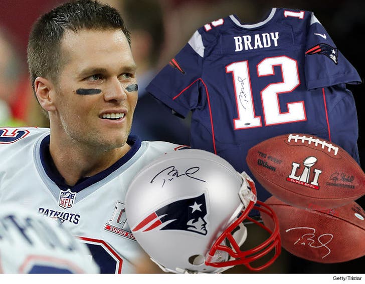 Tom Brady Will Sign Your Footballs a Pop :: 0209-tom-brady-signed-merch-super-bowl-getty-9