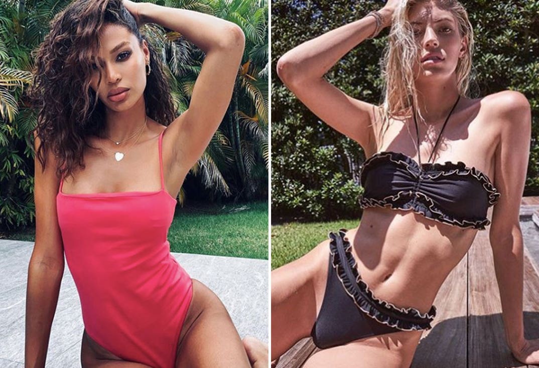 Joan Smalls (31) vs. Devon Windsor (26) -- Quarantanning Edition