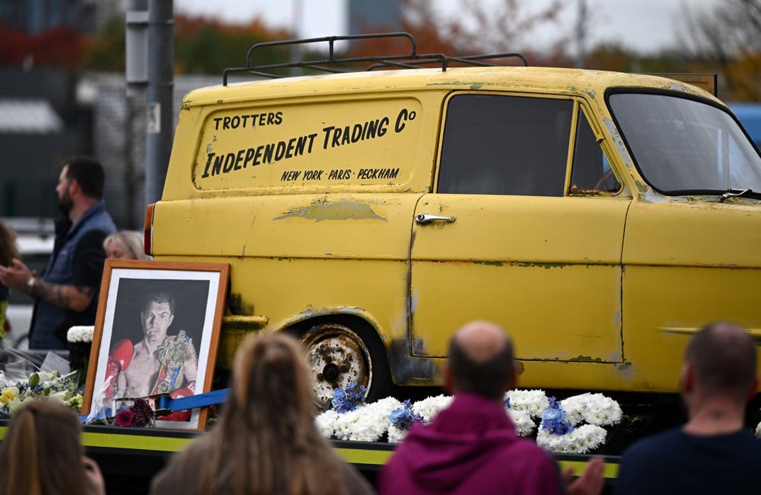 Friends & Family Mourn at Ricky Hatton's Funeral 9