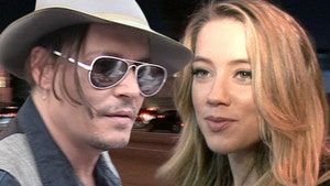 Amber Heard, Johnny Depp -- It's Game Off ... For Now