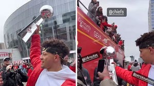 Patrick Mahomes Didn't Give Away Real Lombardi Trophy At Parade, New Video Shows