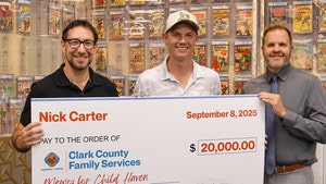 nick carter donation check