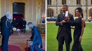 David Beckham knighted by King Charles