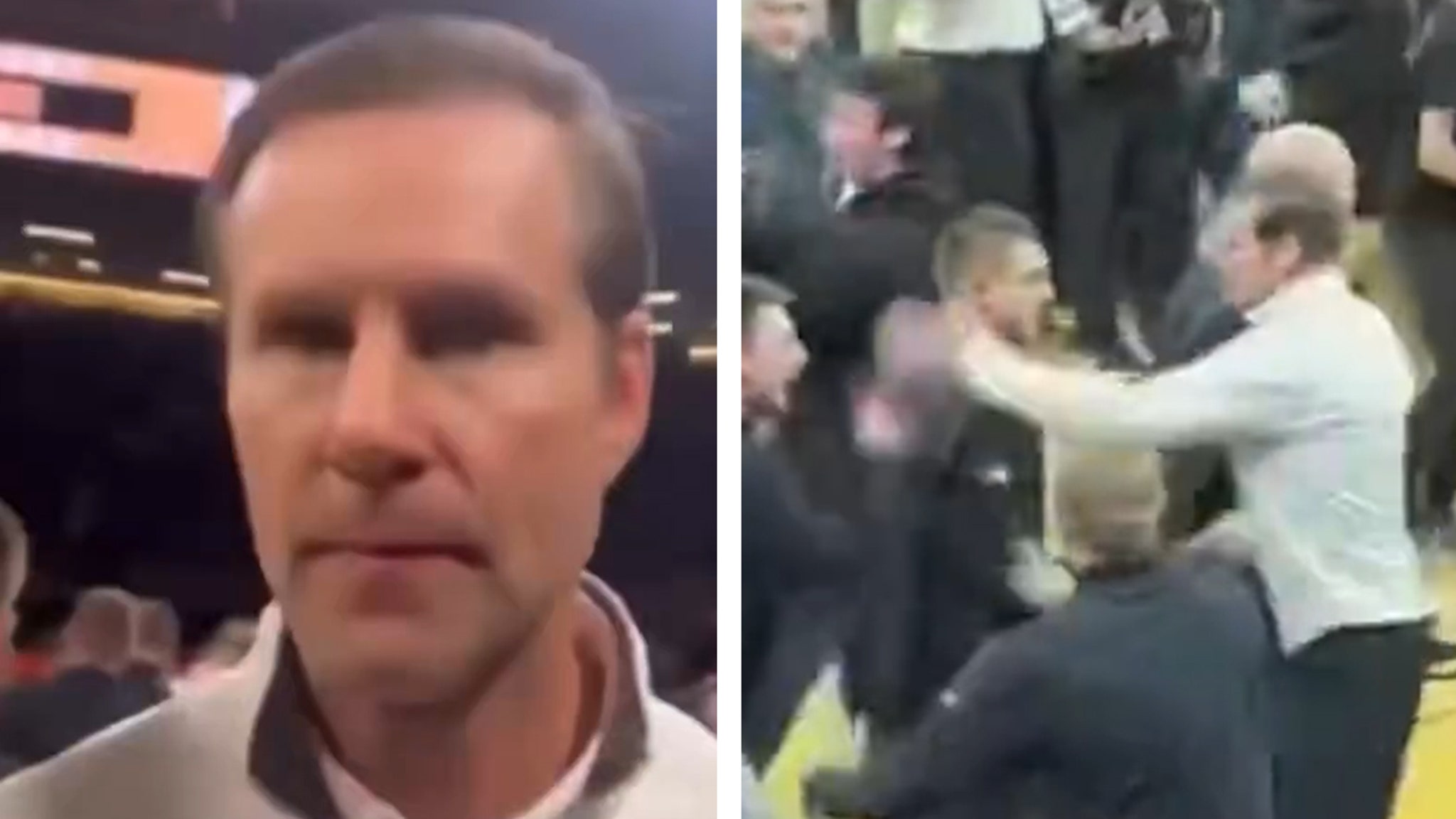 Nebraska Coach Fred Hoiberg Slaps Fan's Phone Away After Upset Loss