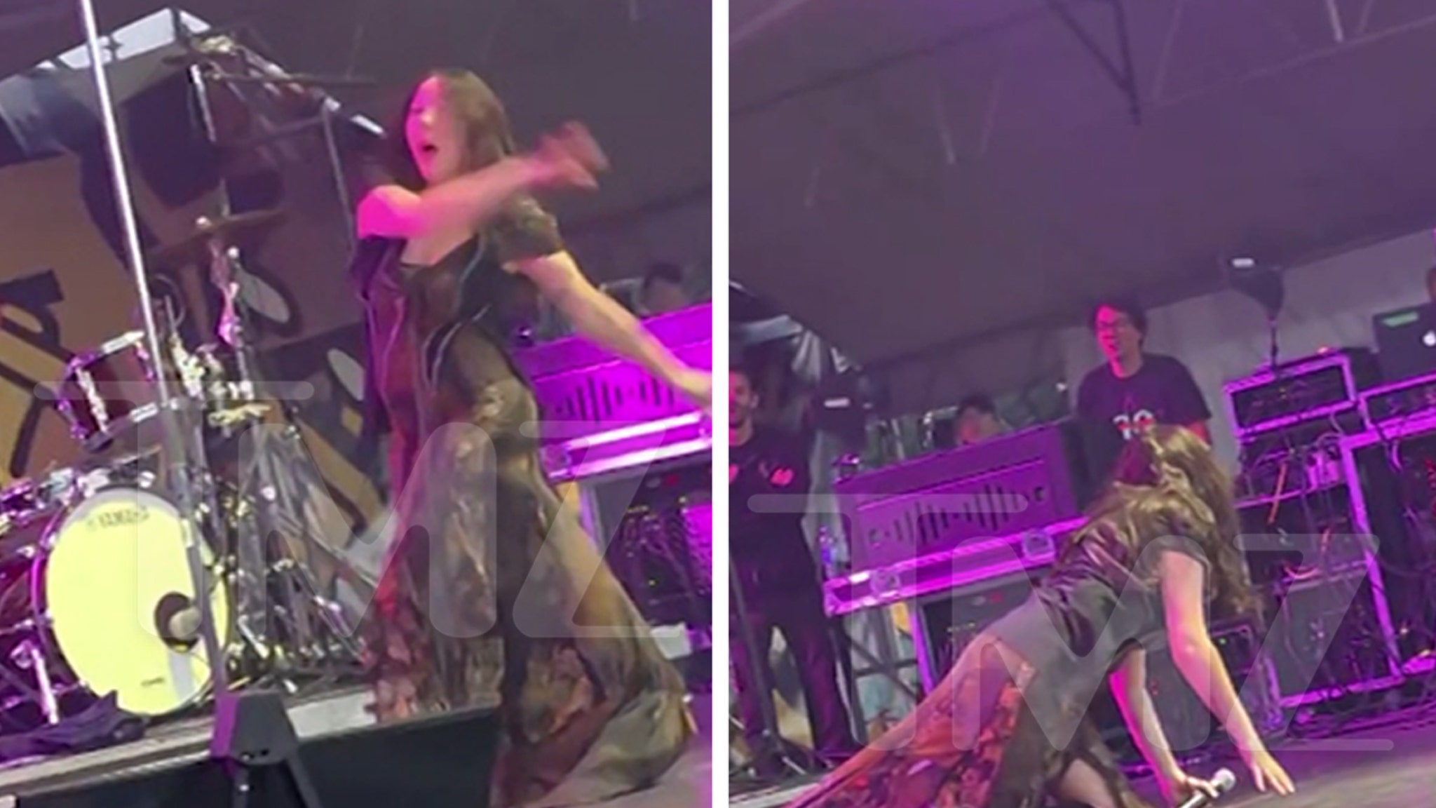 Noah Cyrus Takes a Tumble, Fans React!