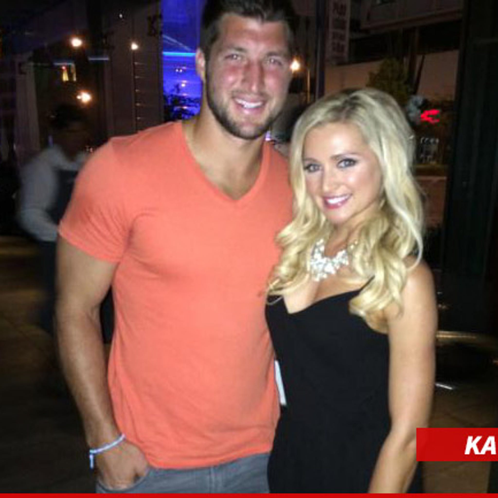 Tim Tebow's beauty queen wife does her best impression of QB's locker room  speech