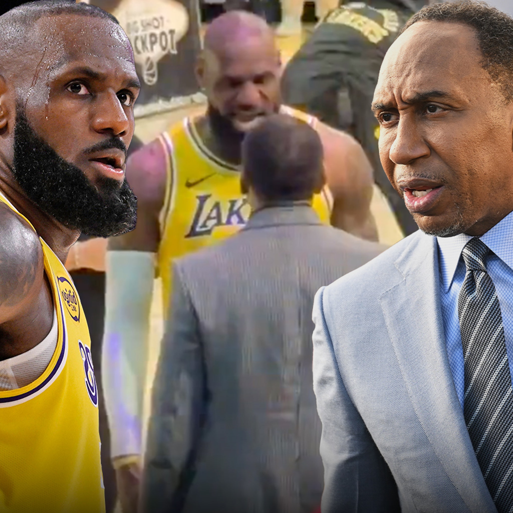 Stephen A. Smith Says LeBron James Confrontation Sparked By Bronny Comments