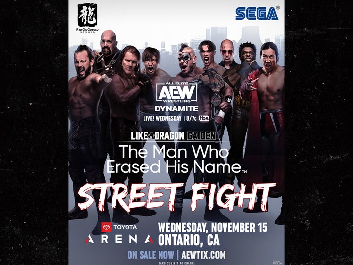 aew street fight flyer