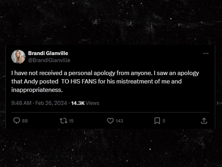 Brandi Glanville tweet