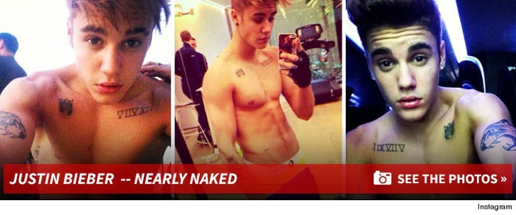 Justin Bieber's Nearly Naked Photos!