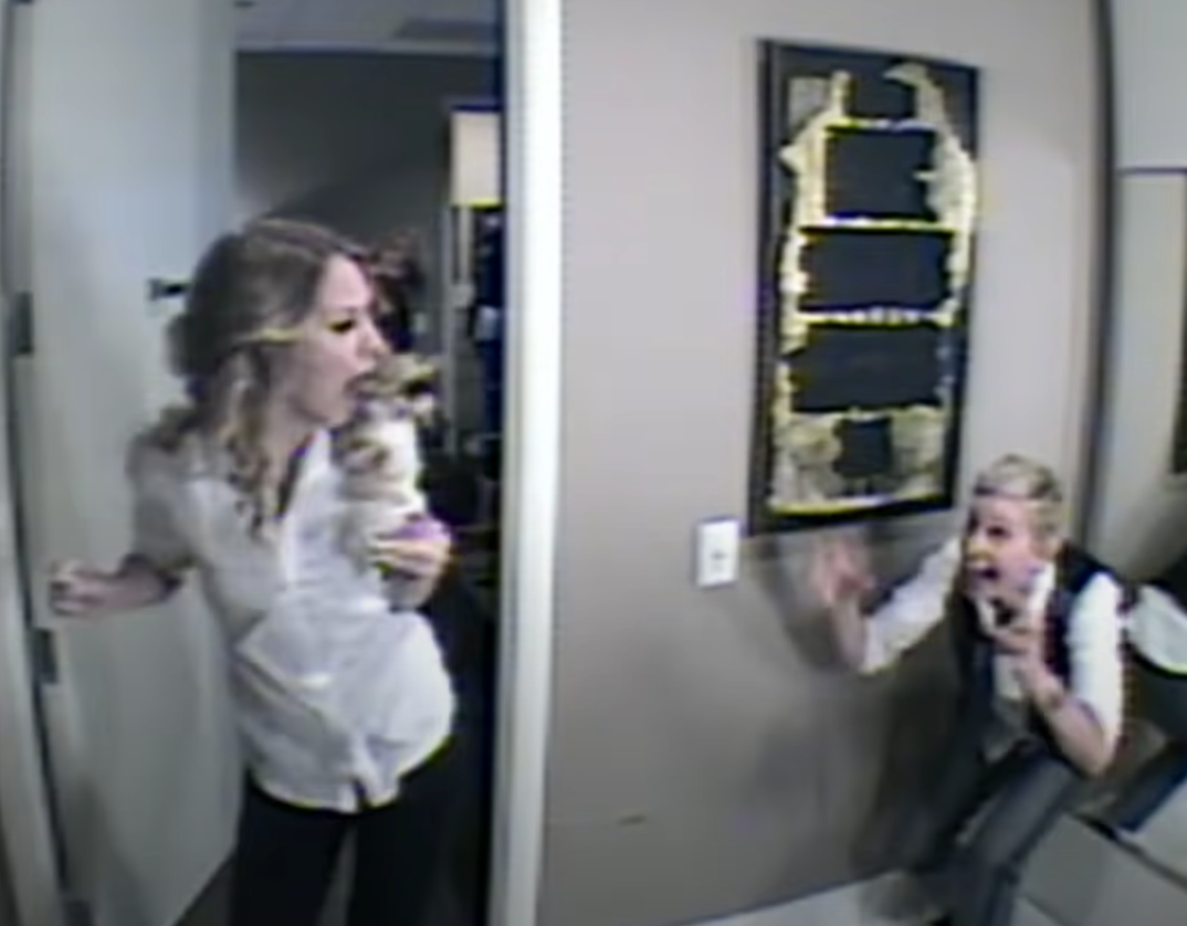 2009 - Ellen hides in the guest bathroom of Taylor Swifts dressing room for the show and hilariously scares her by jumping out from the corner ... starting a tradition that is now an iconic part of the show's laughs.