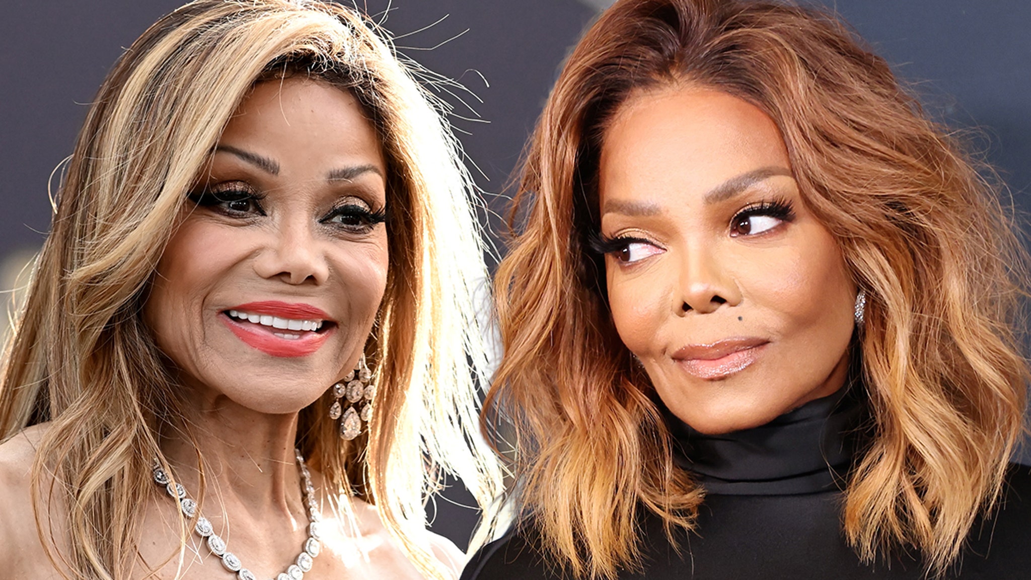 Rare Meet-Up of Janet & La Toya Jackson for Janet's 60th Birthday, See Pics