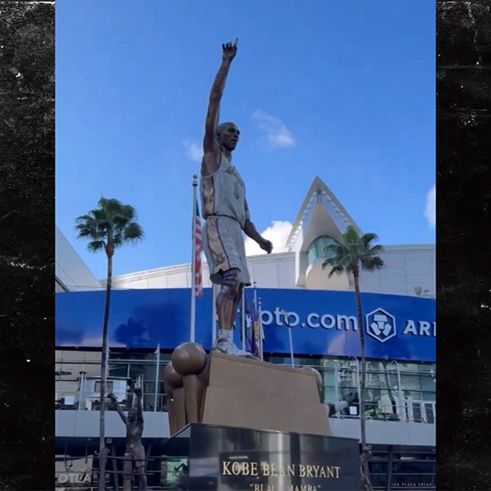 Kobe Bryant Now Out On Display In Star Plaza Next To Crypto
