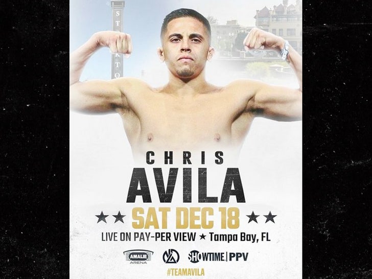 Chris Avila fight poster