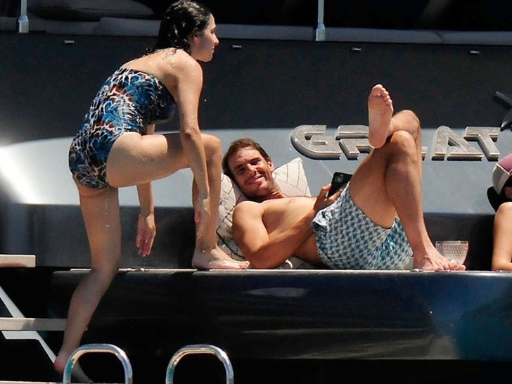 Rafael Nadal Relaxes W/ Pregnant Wife Aboard Yacht After French Open Win.jpg